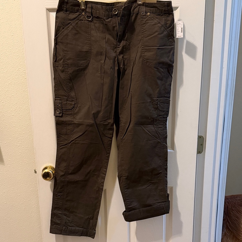 Maurices Charcoal Cotton-Blend Pants